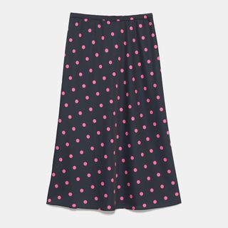 Zara + Polka-Dot Skirt