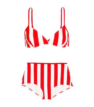 Solid & Striped + The Brigitte Striped Bikini