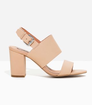 & Other Stories + Heel Strap Leather Sandalette