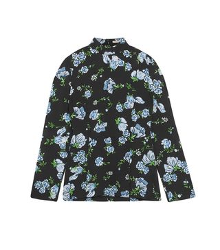 Emilia Wickstead + Rhonda Printed Crepe Blouse