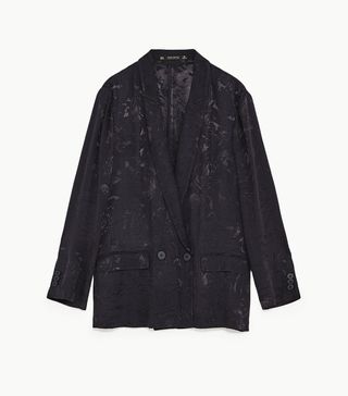 Zara + Flowing Jacquard Jacket