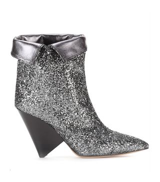 Isabel Marant + Luliana Glitter Ankle Boots