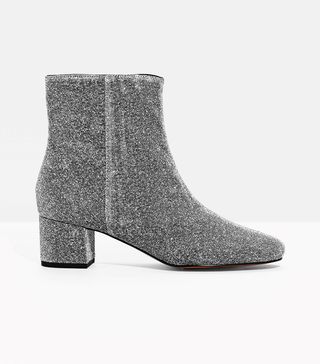 & Other Stories + Lurex Ankle Boots
