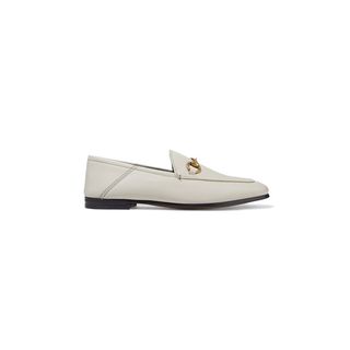 Gucci + Horsebit Collapsible-Heel Leather Loafers