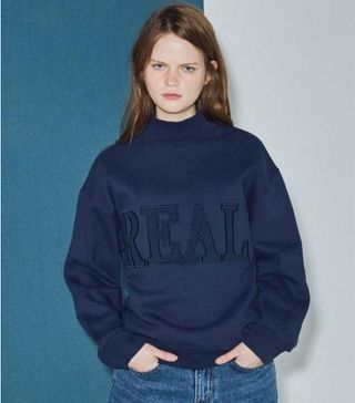 Agender + Real Half Neck Sweatshirt