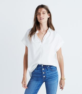 Madewell + Central Shirt in Pure White