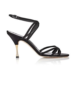 Manolo Blahnik + Naro Satin Sandals