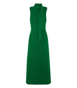 Cefinn + Sleeveless Maxi Dress in Emerald Green