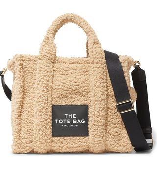 Marc Jacobs + Small Faux Shearling Traveler Tote Bag