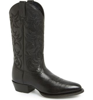 Ariat + Heritage Leather Cowboy R-Toe Boot