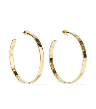 Jennifer Fisher + Kate Gold-Plated Hoop Earrings