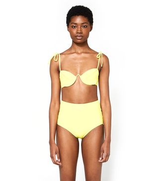 Araks + Myriam Bikini Top in Lemon