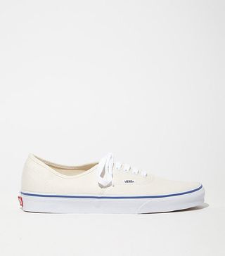 Vans + Authentic Lace-Up Sneakers in Off-White
