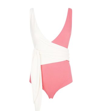 Lisa Marie Fernandez + Dree Louise Wrap Swimsuit