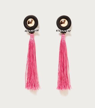 Zara + Long Fringe Earrings