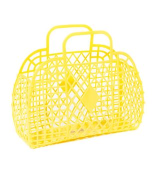 Sun Jellies + Yellow Retro Basket