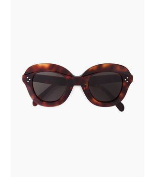 Céline + Eyewear Oversized Havana Sunglasses