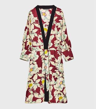 Zara + Floral Pint Kimono