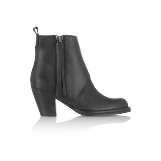 Acne Studios + The Pistol Leather Ankle Boots