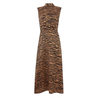 Warehouse + Tiger High Neck Dress