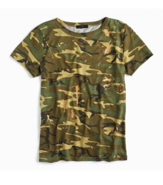 J.Crew + Camo T-Shirt