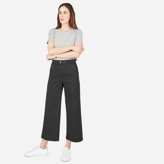 Everlane + Wide-Leg Crop Pant