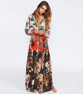 Free People + Mixed Floral Maxi