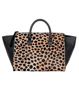 Clare V. + Leopard Sandrine Bag