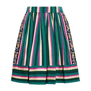 Etro + Striped Skirt