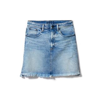 HALE + Women's Blair Sexy A-Line Jean Skirt