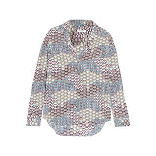 Equipment + Adalyn Printed Washed-Silk Shirt