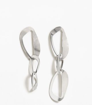 Mango + Metal Pendant Earrings