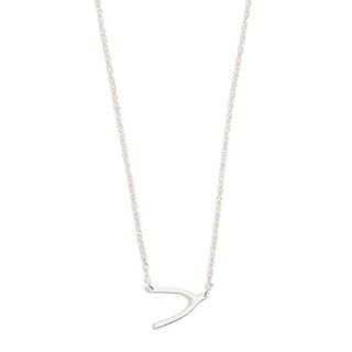 Jennifer Zeuner Jewelry + Mini Wishbone Necklace
