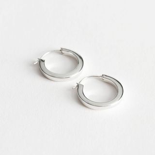 & Other Stories + Sterling Silver Mini Hoop Earrings
