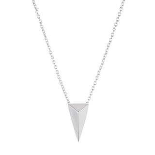 Alexis Bittar + Silver Pyramid Pendant