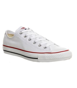 Converse + All Star Low in White Canvas