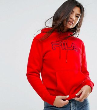 Fila + Oversized Boyfriend Hoodie