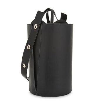 Danse Lente + Lorna Calf-Skin Leather Bucket Bag