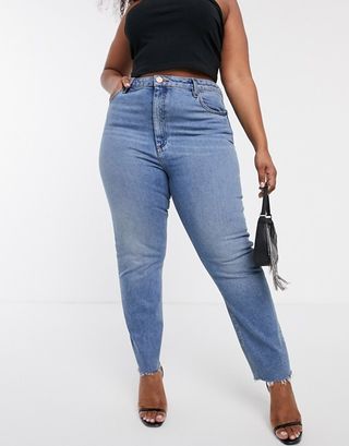 ASOS Design + Farleigh High Waisted Slim Mom Jeans