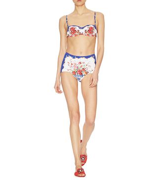 Dolce & Gabbana + Printed Bikini Set