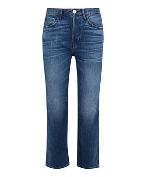 3X1 + W4 Shelter Austin cropped high-rise straight-leg jeans