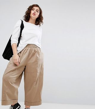 ASOS + Balloon Fit Wide-Leg Chino