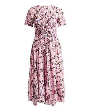 Preen Line + Keziah Floral-Print Handkerchief-Hem Midi Dress