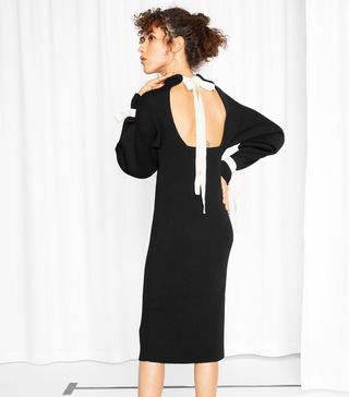 & Other Stories + Open Back Strap Dress