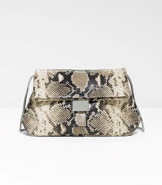 & Other Stories + Snaked Embossed Bag