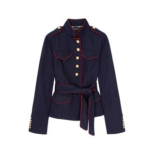 Banana Republic x Olivia Palermo + Belted Military Jacket