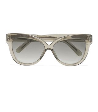 Linda Farrow + Cat-Eye Acetate Sunglasses