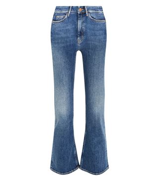 M.i.h Jeans + Marty Cropped High-Rise Flared Jeans