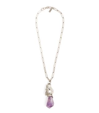 Prada + Crystal-Embellished Panther Necklace