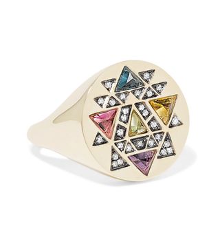 Noor Fares + Devi 18-Karat Gold Multi-Stone Ring